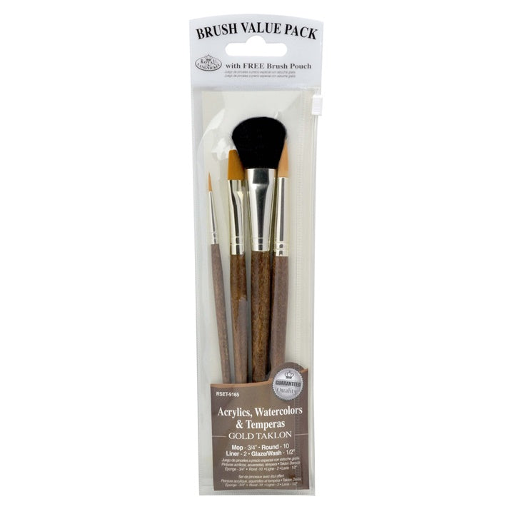 Roial &amp; Langnickel Gold Taklon set četkica