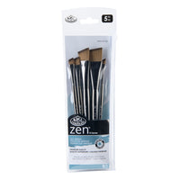 Roial and Langnickel Zen 73 Flat Brush Set