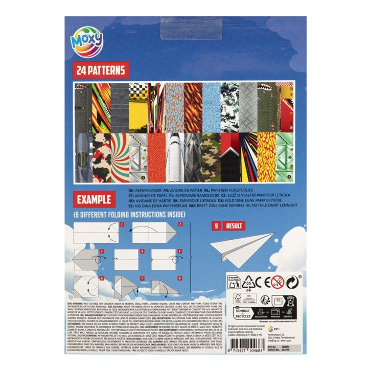 Papirni blok Papirni avioni 25k18 cm 24 listova