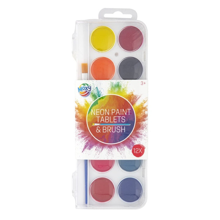 Set neonskih akvarelnih boja