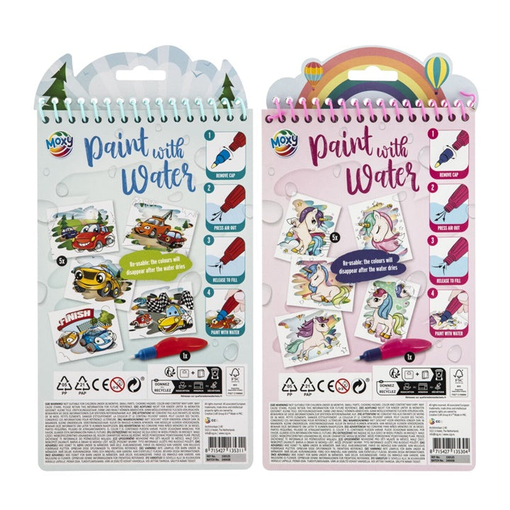 Vodeni set za slikanje 23k14cm 5 listova