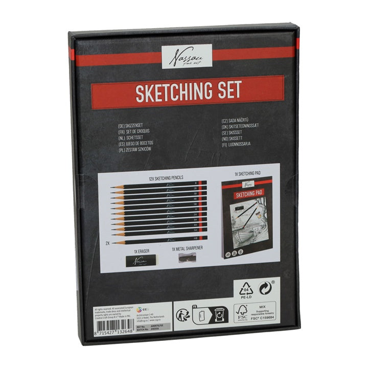 Sketching Set Nassau 15-Piece