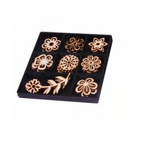 Drveni ornamenti - set 24 kom