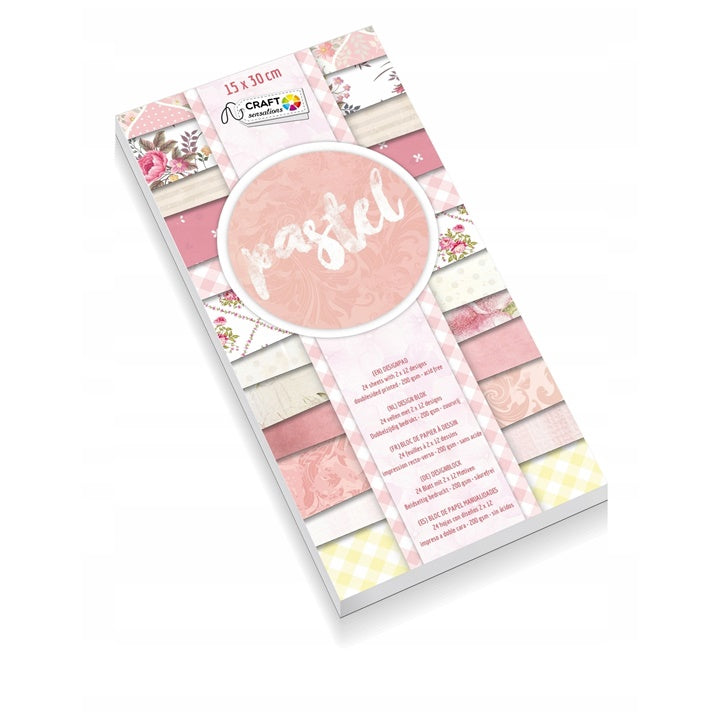 Papir za scrapbooking Craft Sensations  15x30 cm - 24 lista