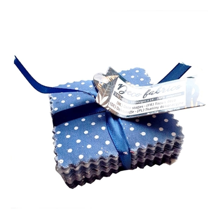 Dekorativne mini tkanine za patchwork 140 kom