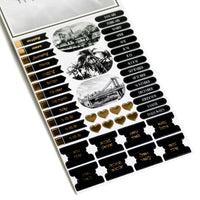 Uložak papira za scrapbooking A5 24 lista crni