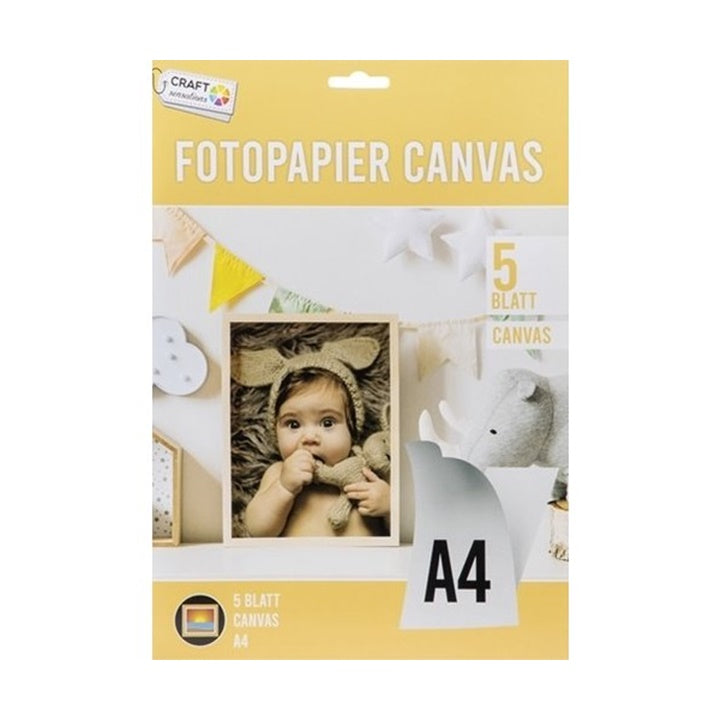 Fotografsko papir platno Craft Sensations 5 kom