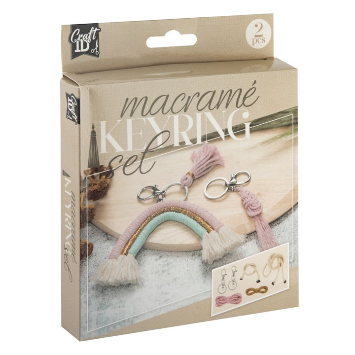 Makrame privezak za ključeve