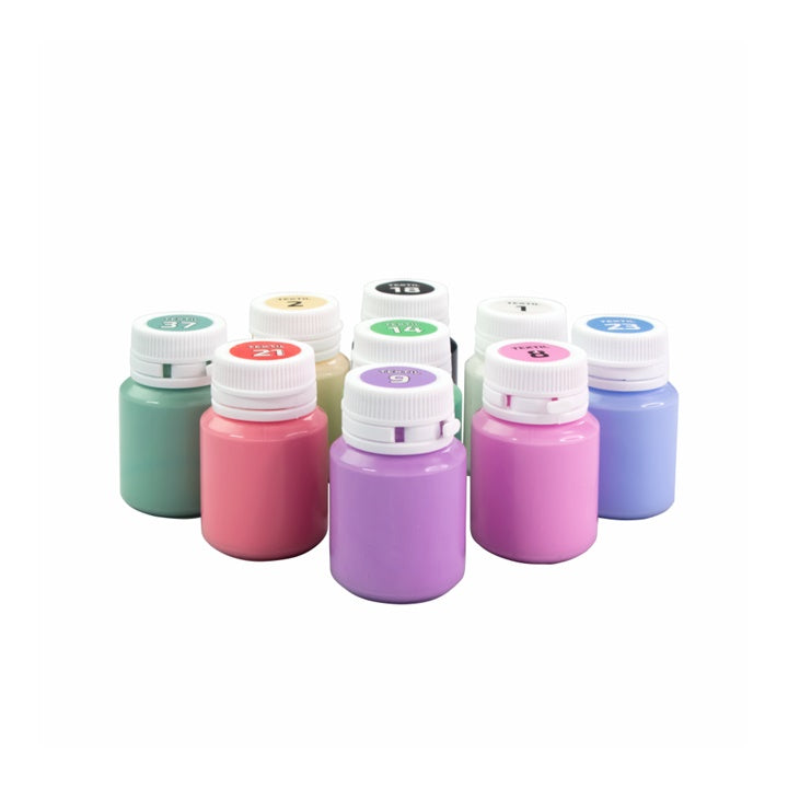 ROSA pastelne akrilne boje za tekstil 9k20 ml