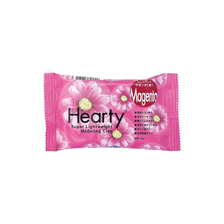 Ultra lagana samoočvršćavajuća glina Hearti Padico 50 g – magenta