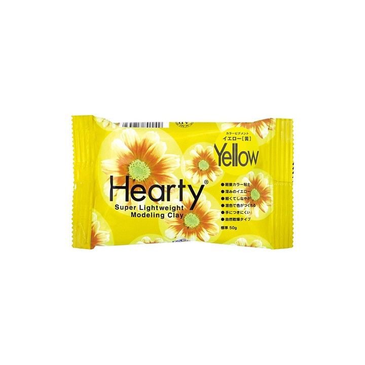 Ultra lagana samoočvršćavajuća glina Hearti Padico 50 g – Žuta