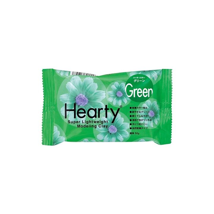 Ultra lagana samoočvršćavajuća glina Hearti Padico 50 g – Zeleno
