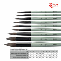 ROSA OASIS 188 Prirodna okrugla četka