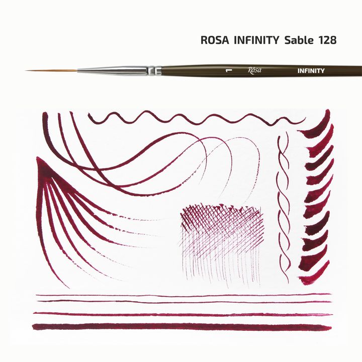 ROSA INFINITI 128 Sable Liner Brush