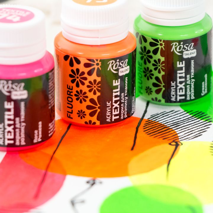 ROSA TALENT Fluorescentna akrilna boja za tekstil 20 ml