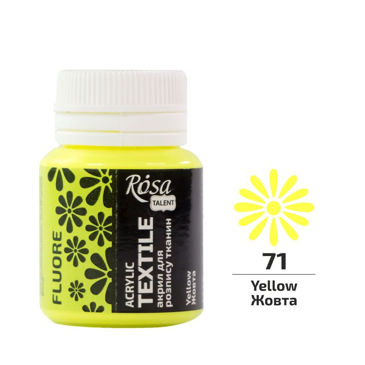 ROSA TALENT Fluorescentna akrilna boja za tekstil 20 ml