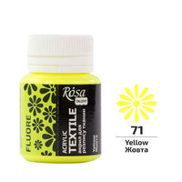 ROSA TALENT Fluorescentna akrilna boja za tekstil 20 ml