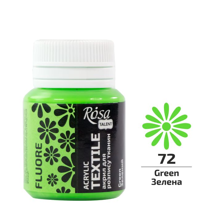 ROSA TALENT Fluorescentna akrilna boja za tekstil 20 ml
