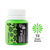 ROSA TALENT Fluorescentna akrilna boja za tekstil 20 ml