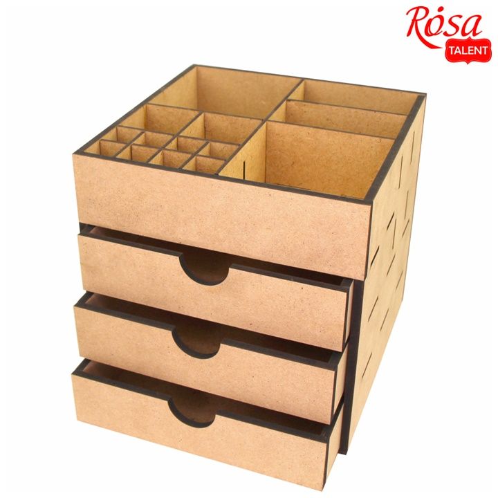 MDF organizator sa 3 fioke ROSA TALENT