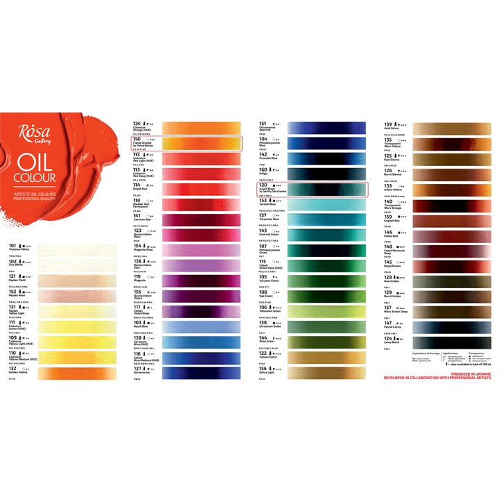 Uljane boje Roza Galerija 45 ml