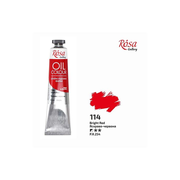 Uljane boje Roza Galerija 45 ml – 114 jarko crvena