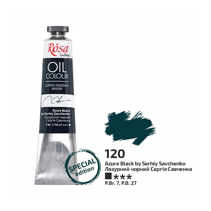 Uljane boje Roza Galerija 45 ml – 120 cijan crna od Sergeja Savčenka