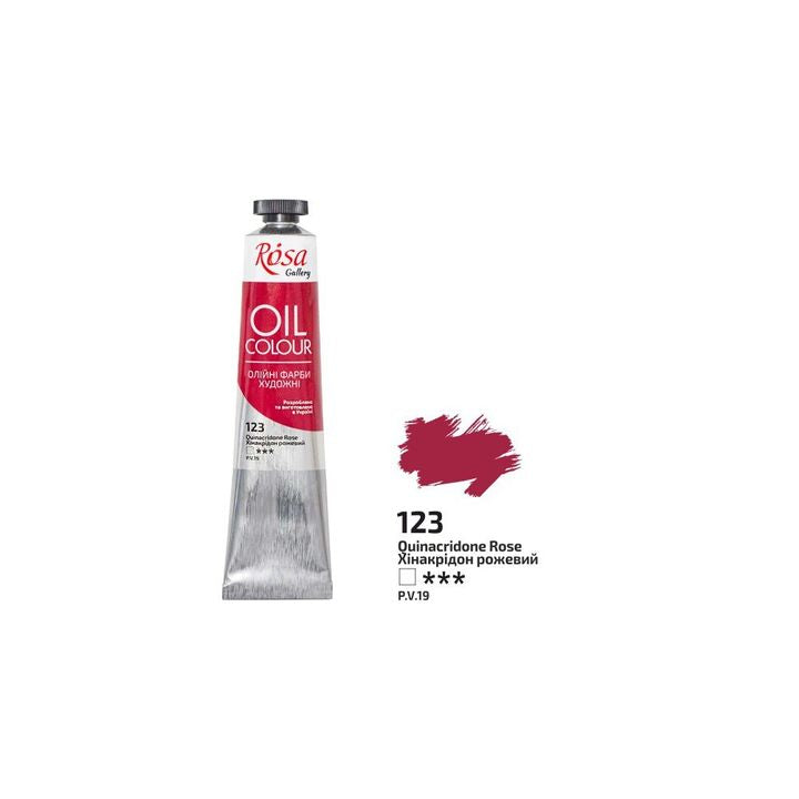 Uljane boje Roza Galerija 45 ml – 123 kinakridon roze