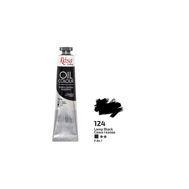 Uljane boje Roza Galerija 45 ml – 124 crne lampe
