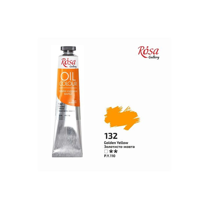 Uljane boje Roza Galerija 45 ml – 132 zlatno žuta