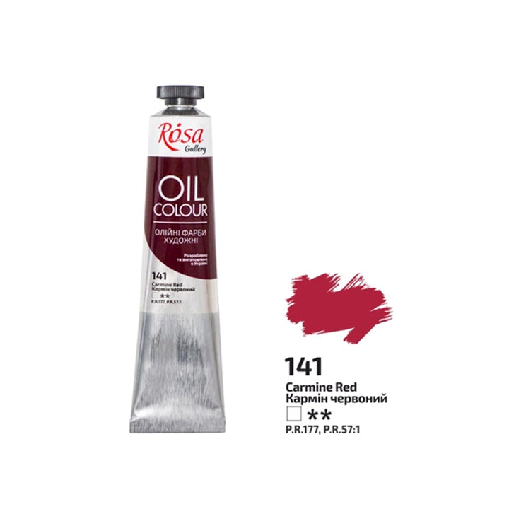 Uljane boje Roza Galerija 45 ml – 141 grimizno crvena