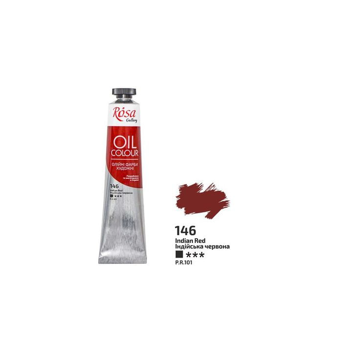 Uljane boje Roza Galerija 45 ml – 146 Indijska crvena