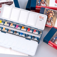 Rosa Galleri Portret Set akvarel 14k2,5 ml