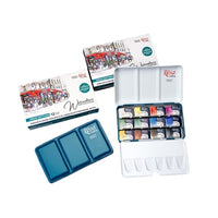 Akvarelne boje Galerija Rosa - set Urban Sketching 12 k 2,5 ml