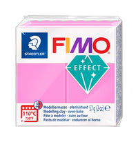FIMO Effect polimerna glina 57g – Neon Roze