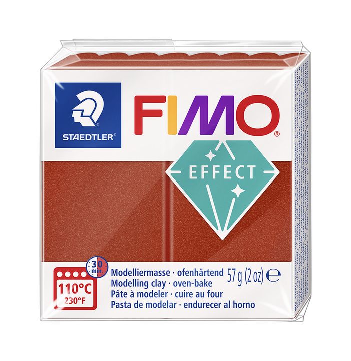 FIMO Effect polimerna glina 57g – Bakar metalik