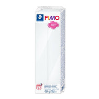 FIMO meka polimerna glina 454g – Bela