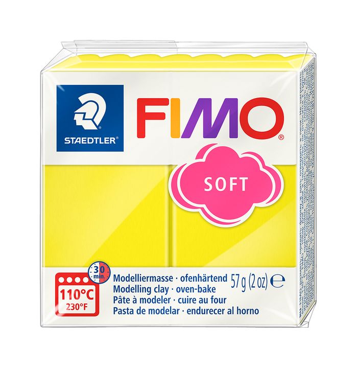 FIMO meka polimerna glina 57g – limun