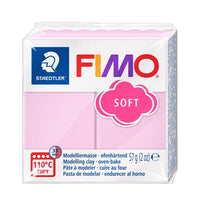 FIMO meka polimerna glina 57g – Pink pastel