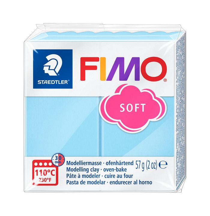 FIMO meka polimerna glina 57g – Aqua