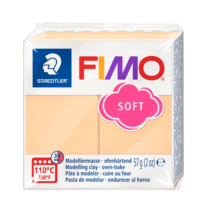 FIMO meka polimerna glina 57g – Breskva