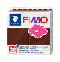 FIMO meka polimerna glina 57g – Čokolada