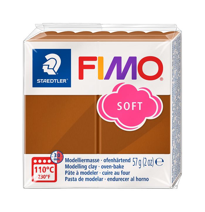FIMO meka polimerna glina 57g – Karamela