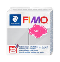 FIMO meka polimerna glina 57g – Sivi delfin