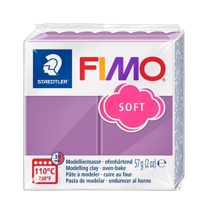 FIMO meka polimerna glina 57g – Koktel od borovnice