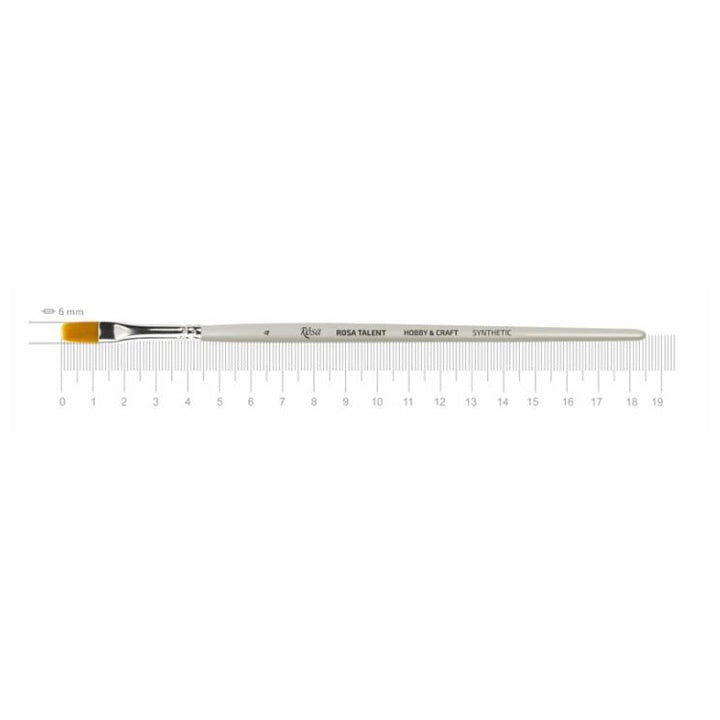 Rosa Hobbi &amp; Craft Flat Paintbrush