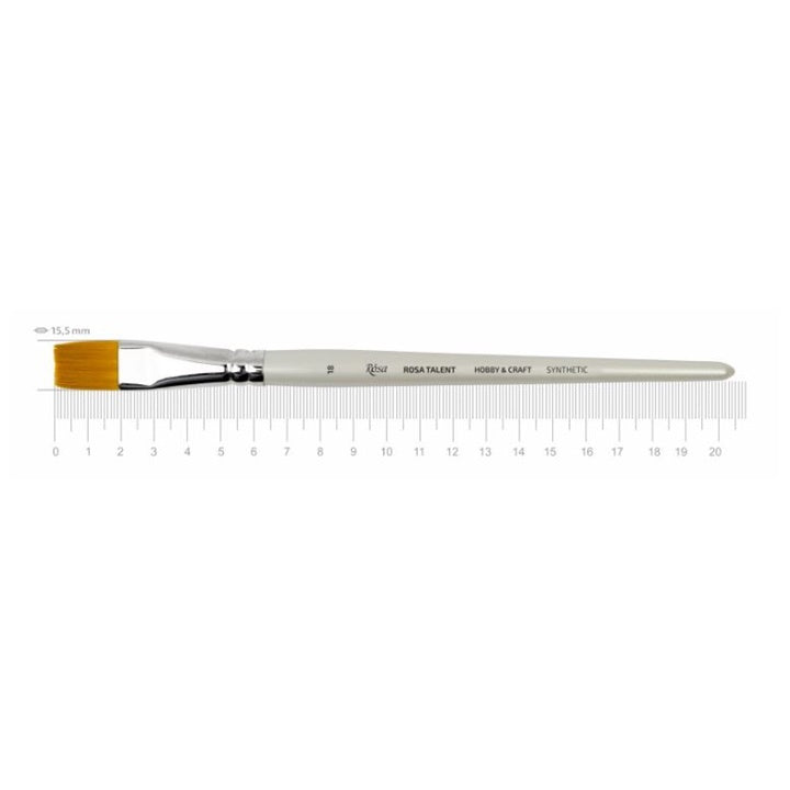 Rosa Hobbi &amp; Craft Flat Paintbrush