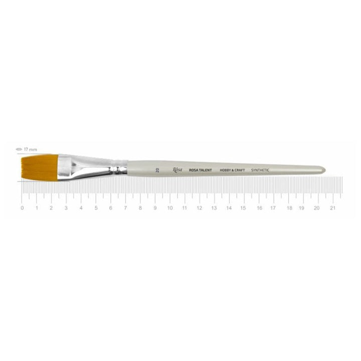 Rosa Hobbi &amp; Craft Flat Paintbrush
