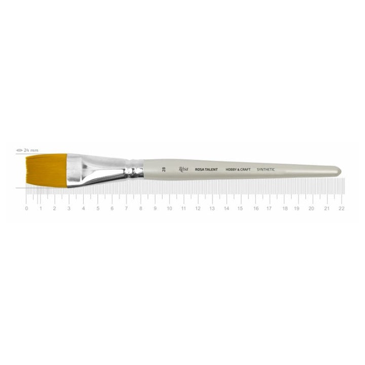Rosa Hobbi &amp; Craft Flat Paintbrush