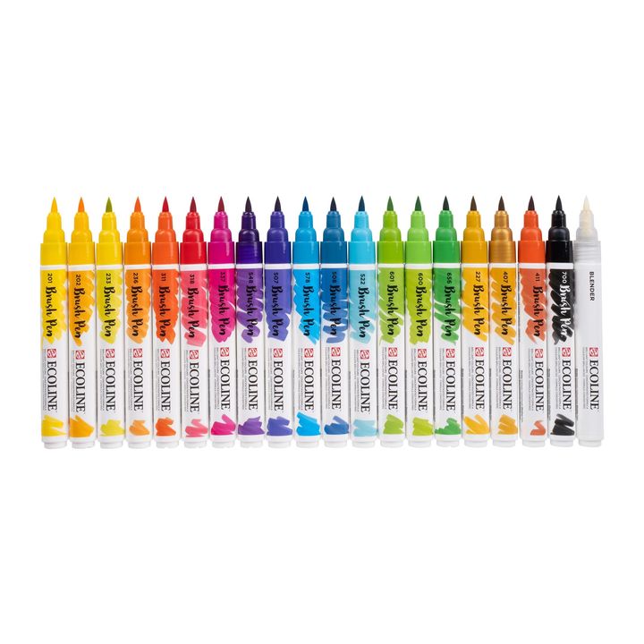 Akvarel olovke Ecoline Brush Pen | Set od 20 komada